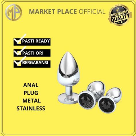 Jual ANAL PLUG BESI BUTT PLUG METAL STAINLESS BUTTPLUG ALAT PRIA WANITA Di Seller Humaira