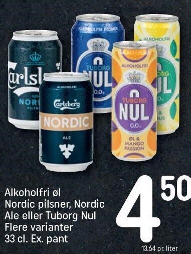 Alkoholfri øl tilbud hos Rema 1000