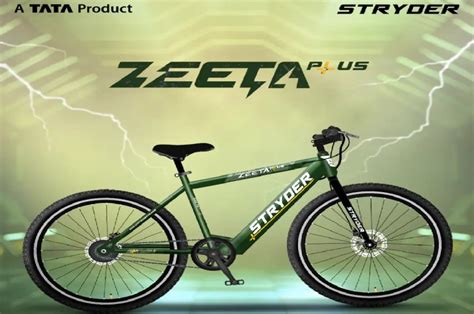 Tata Stryder Zeeta Plus New Electric Cycle To Run 1 Km For Just ₹010