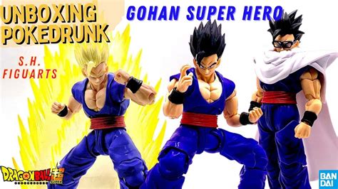 SH Figuarts Gohan Super Hero With Gamma 1 And 2 Accessories Unboxing