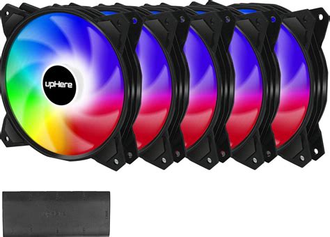 Uphere Mm Pack Computer Case Fan High Airflow Rgb Effect Case Fan