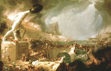 La via del imperio Destrucción 1836 Thomas Cole