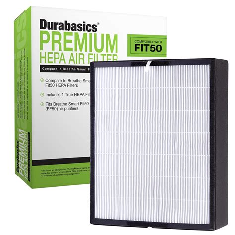 Durabasics Premium HEPA Filter Compatible With Alen BreatheSmart Fit50