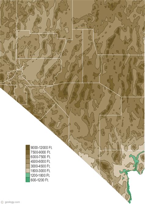 Nevada State Map