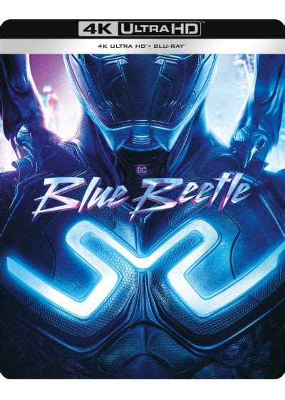 DVDFr Blue Beetle 4K Ultra HD Blu ray Édition boîtier SteelBook