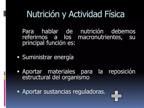 Nutrici N Y Actividad F Sica Ppt