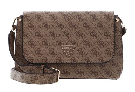 Guess Cross Body Bag Meridian Flap Crossbody Bag Latte Logo Buy Bags