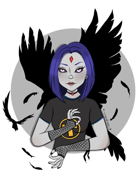 Raven Fanart by acupofmoon on DeviantArt