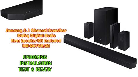 Samsung Channel Soundbar Dolby Digital Audio Rear Speaker Kit