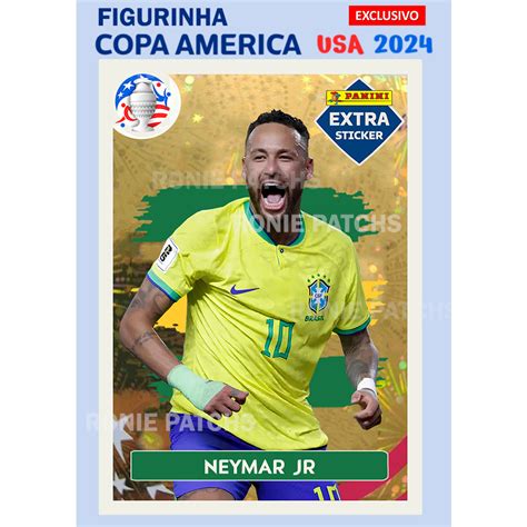 Figurinha Copa América 2024 Legend Ouro NEYMAR JR EXCLUSIVA Shopee