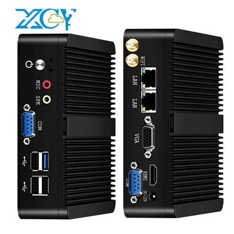 Xcy Fanless Mini Pc Intel Celeron J1900 Quad Cores 2 0Ghz 2x RS232 2x