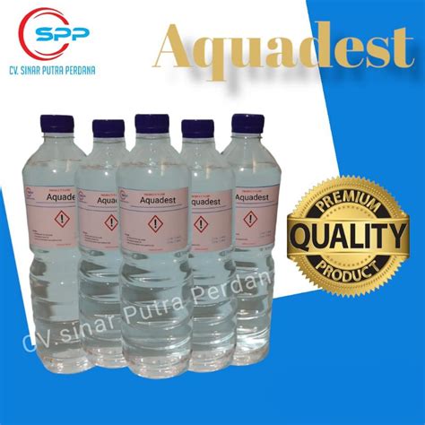 Jual Premium Aquades 1000ml 1 Liter Aquadest Shopee Indonesia