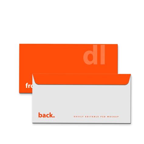 Free DL Envelope Mockup PSD Template - Mockup Den