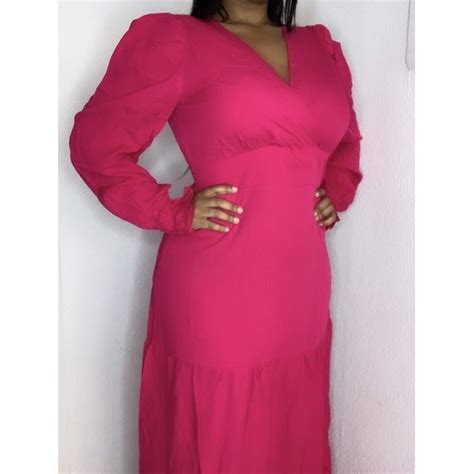 Vestido Longo Duna Luxo Shopee Brasil