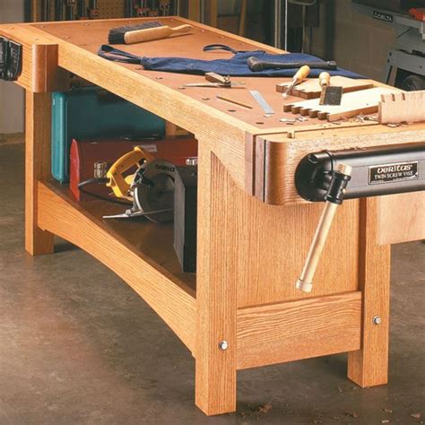 Woodsmith Magazine Twin Screw Workbench Plans Woodpeckers