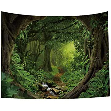 Photo Gallery Forest Stream Sunlight Waterproof Wall Tapestry Artofit