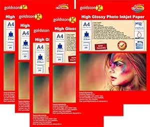 Gocolor Inkjet High Glossy Photo Paper Gsm Paper A X Sheets