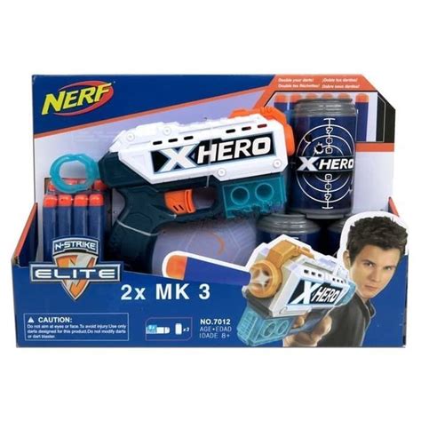 Jual Mainan Pistol Nerf N Strike Elite X Hero Target No7012 Di Lapak