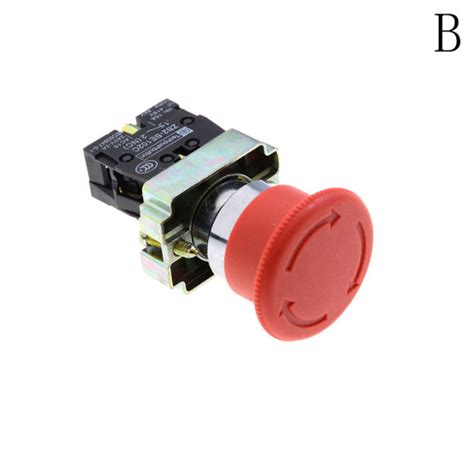 Dragon New 22mm Nc Nc Red Mushroom Emergency Stop Push Button Switch