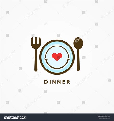 Restaurant Logo Design Dinner Vector Stock Vector (Royalty Free) 2027323814 | Shutterstock