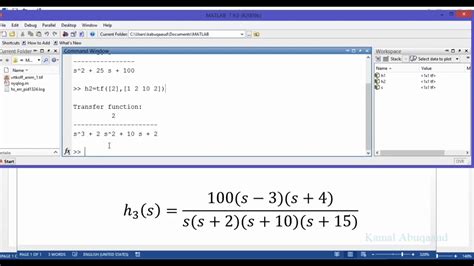 Matlab tf Ứng dụng và cách sử dụng hàm truyền trong điều khiển tự động