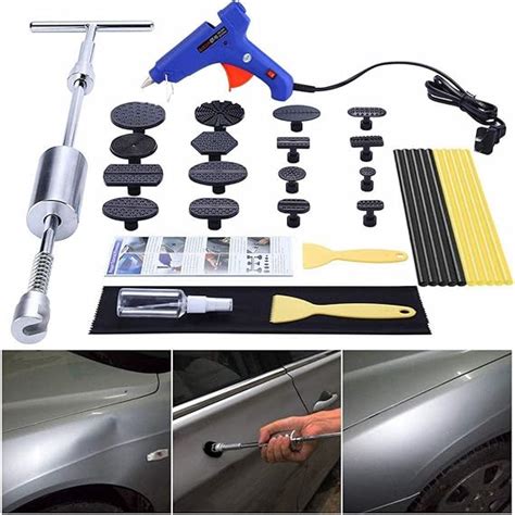 Amazon GLISTON Car Dent Remover Tool Paintless Dent Repair Kit