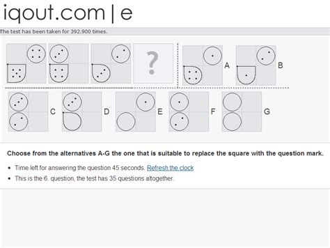 Iq Test Printable Pdf Version