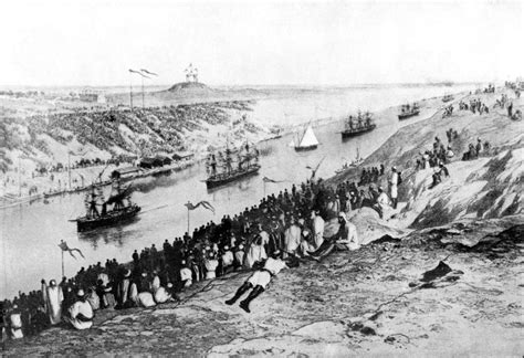 L’éphéméride Du 17 Novembre En 1869 L’inauguration Du Canal De Suez En Égypte