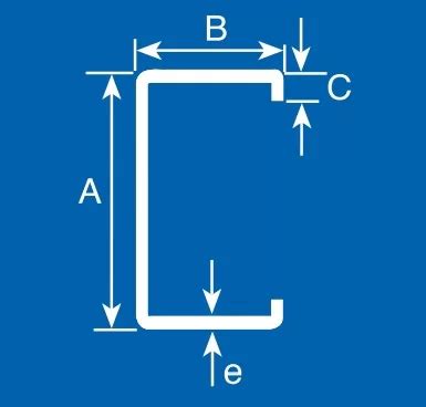 Perfil Metalcon Montante C Estructural X X X Mts Madipro