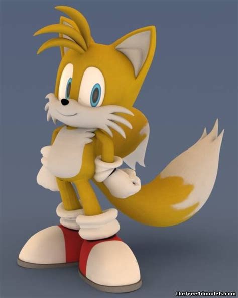 Classic Tails 3d Model