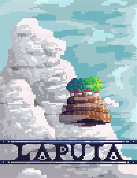 Pixilart - Laputa - Castle in the Sky by Tellurium