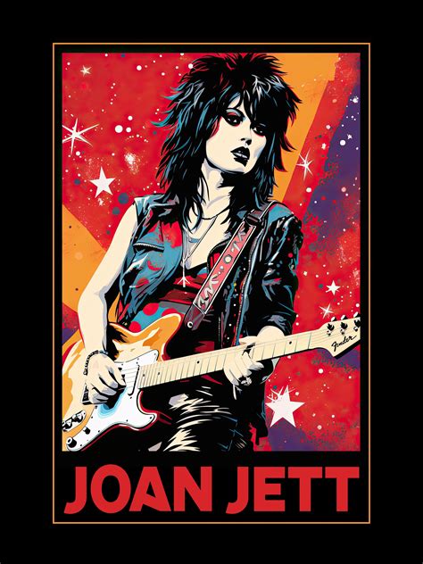 Exclusive Joan Jett Poster Rock Poster Original Custom Etsy