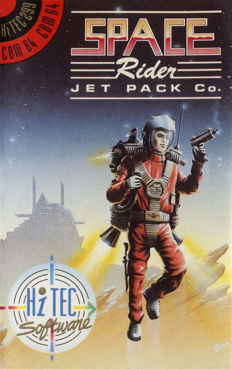 space rider commodore  game  disktape  lemon
