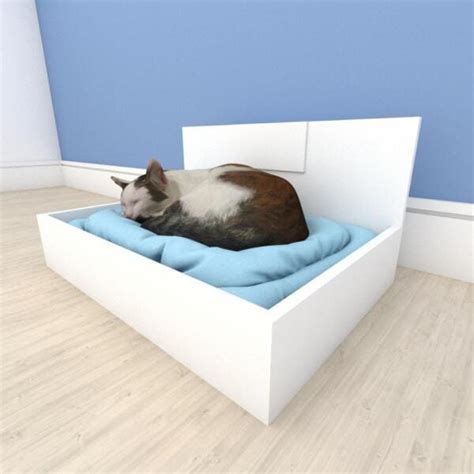 Mesa De Cabeceira Bercinho Para Gato Em Mdf Branco Madeiramadeira