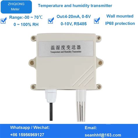 Transmisor De Sensor De Temperatura Y Humedad 3 En 1 Co2 Co Rs485 0 5v 0 10v 4 20ma Sensor