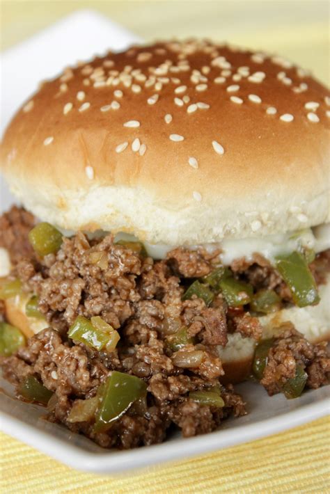 Philly Cheesesteak Sloppy Joes Better Than Original Sloppy Joes