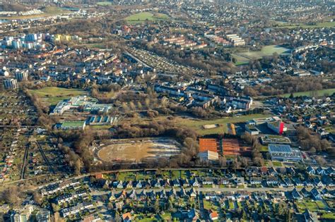 Dortmund Aus Der Vogelperspektive Schulgel Nde Und Geb Udekomplex Des