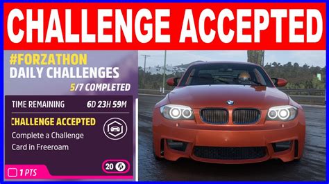 Forza Horizon 5 Challenge Accepted Forzathon Daily Challenges Complete