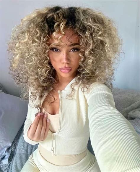 Pin By Aliy Lederson On Hair In 2025 Blonde Highlights Curly Hair
