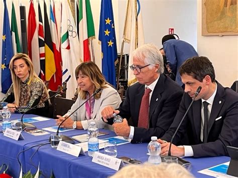 La Giunta Nazionale Del Coni Ha Fatto Tappa A Perugia Perugia Comunica