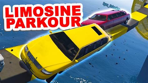 Parkour In De Limosine Gaat Fout Gta V Online Races Youtube