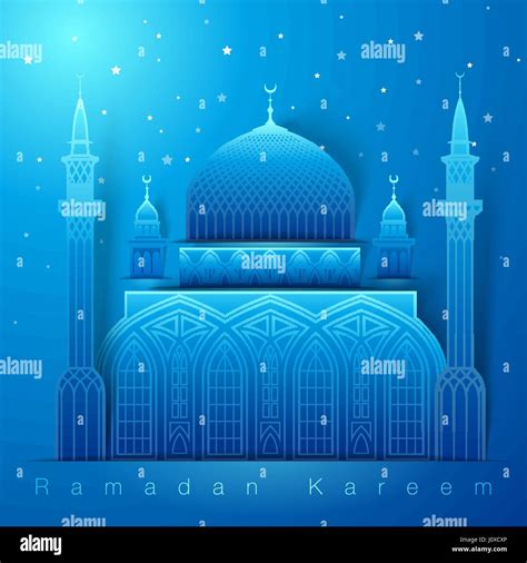 3d Vector Mosque Muslim Night Graphics Stock Vector Image & Art - Alamy