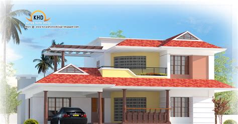 Nice Duplex House Elevation 2600 Sq Ft Kerala Home Design And