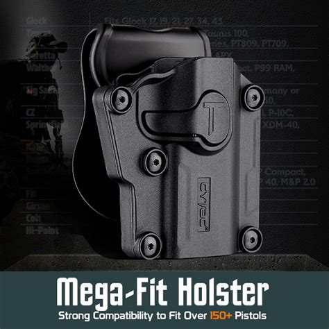 Cytac Mega Fit Holster Fit Over Pistols