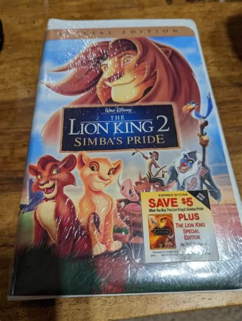 Lion King The Lion King Simbas Pride Vhs Disney Lot Clamshell