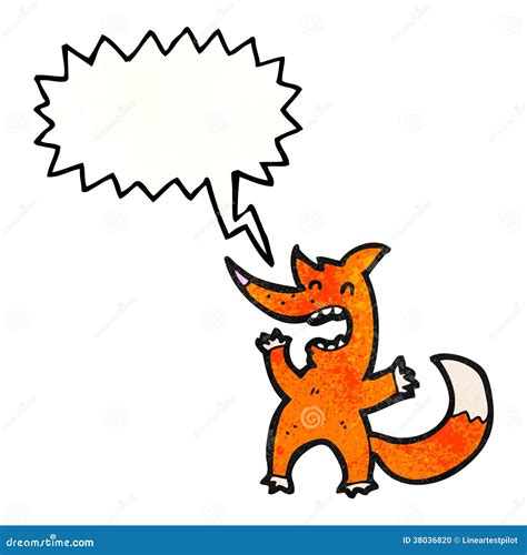 Cartoon Fox Stock Vector Illustration Of Speaking Cartoon 38036820