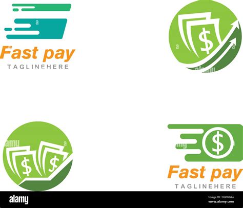 Fast Pay Logo Vector Template Stock Vector Image And Art Alamy