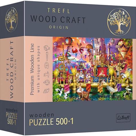 Puzzle TREFL Din Lemn 500 1 Piese Lumea Magica