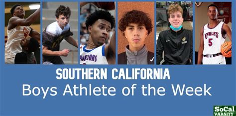 Vote Southern California Boys Athlete Of The Week December 17