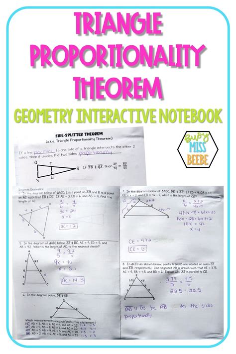 Geometry Interactive Notebook Similarity Busy Miss Beebe Artofit